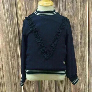 Le Chic Navy Blue Blouse